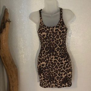 Cheetah print dress size s